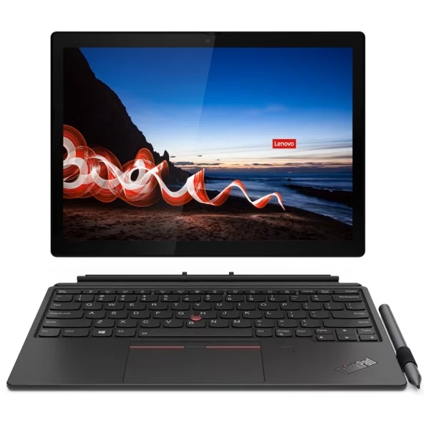 Ноутбук Lenovo ThinkPad X12 Detachable 12.3" FHD Touch [20UW0006RT] Core i7-1160G7, 16GB, 512GB SSD, WiFi, BT, 4G, Win10Pro, черный изображение 1