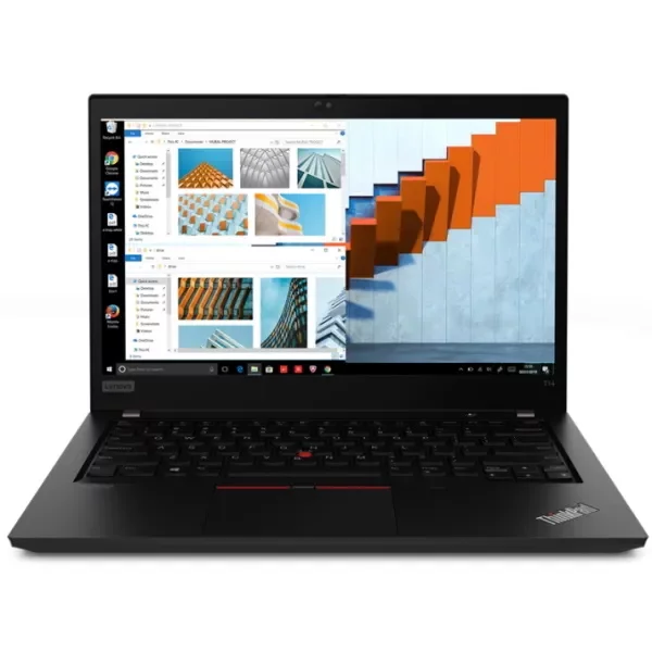 Ноутбук Lenovo ThinkPad T14 Gen1 14" FHD [20S00059RT] Core i7-10510U, 16GB, 1TB SSD, WiFi, BT, FPR, SCR, DOS, черный изображение 1