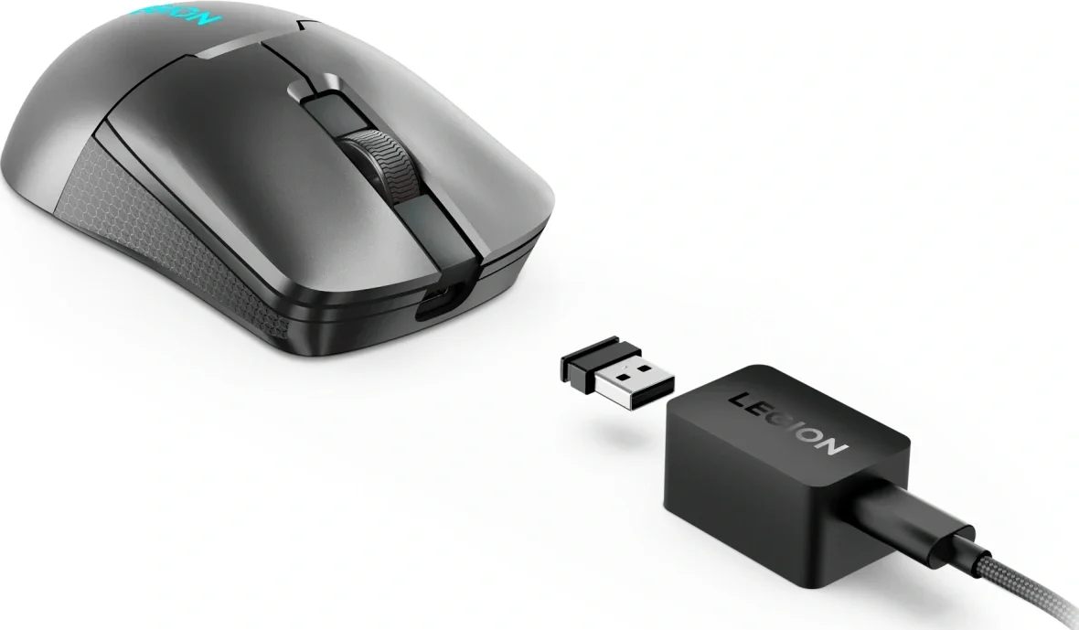 Мышь Lenovo Legion M600s Qi Wireless Gaming темно-серый оптическая 19000dpi беспров. BT/Radio USB 5but (GY51H47355) изображение 13