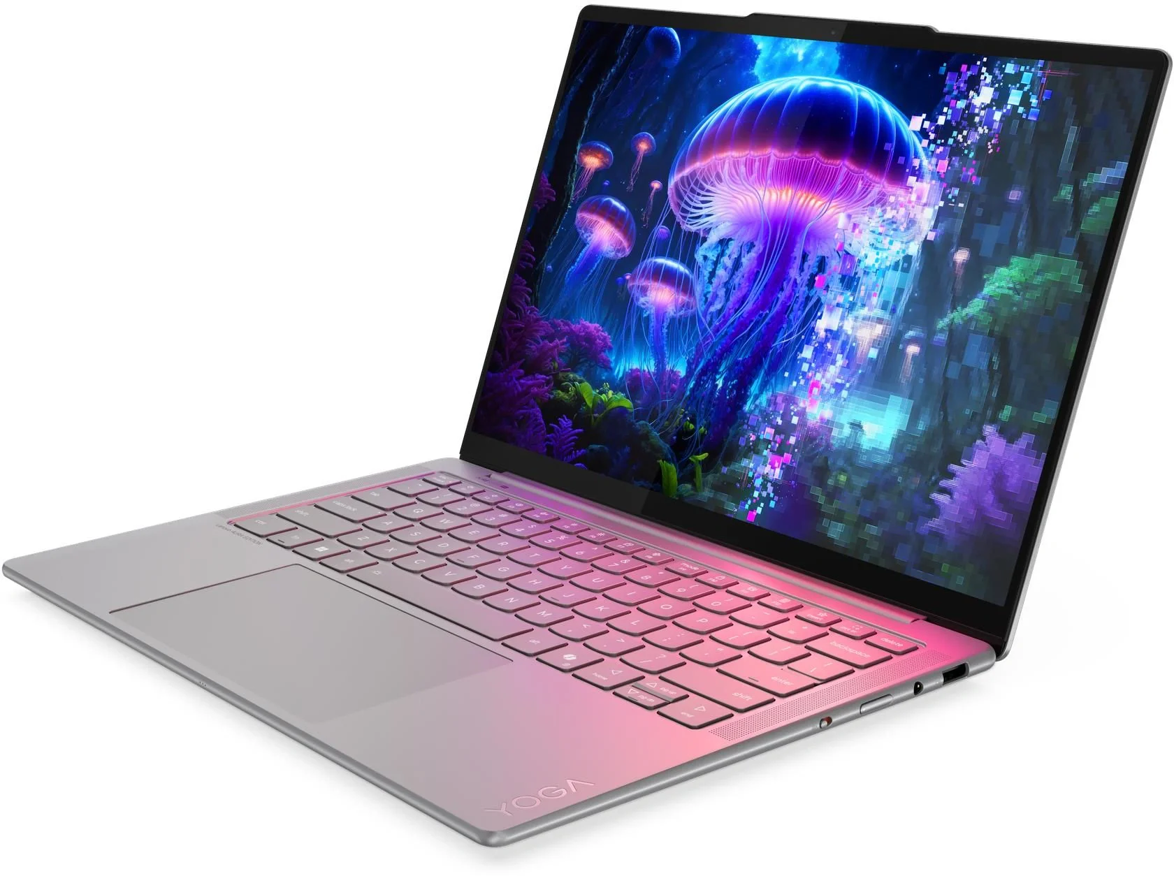 Ноутбук Lenovo Yoga Slim7 14ILL10 Core Ultra 5 226V 16Gb SSD1Tb Intel Arc 130V 14" OLED 2.8K (2880x1800) Windows 11 Home grey WiFi BT Cam (83JX000GRK) изображение 3