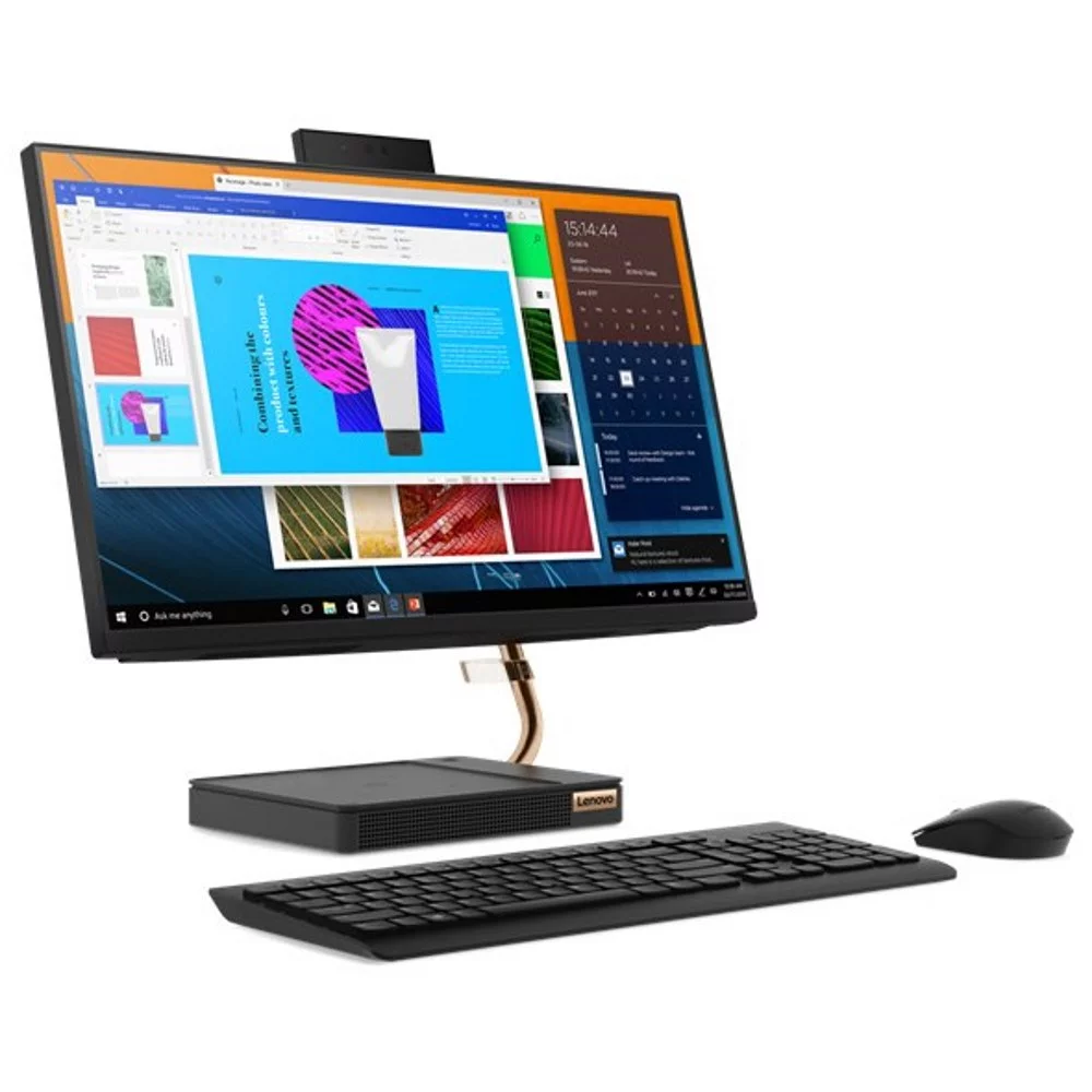 Моноблок Lenovo IdeaCentre AIO 5 24IOB6 23.8" FHD, Core i7-11700T, 16GB, 1TB, noODD, WiFi, BT, Win10 [F0G3001FRK] изображение 2