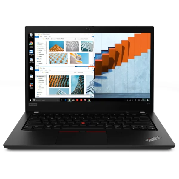 Ноутбук Lenovo T14 Gen1 14" FHD [20UD001DRT] Ryzen 5 Pro 4650U, 8GB, 256GB SSD, WiFi, BT, FPR, SCR, Win10Pro, черный изображение 1