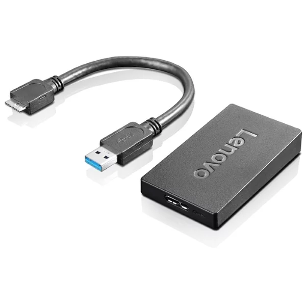Адаптер Lenovo USB 3.0 to DisplayPort [4X90J31021] изображение 1
