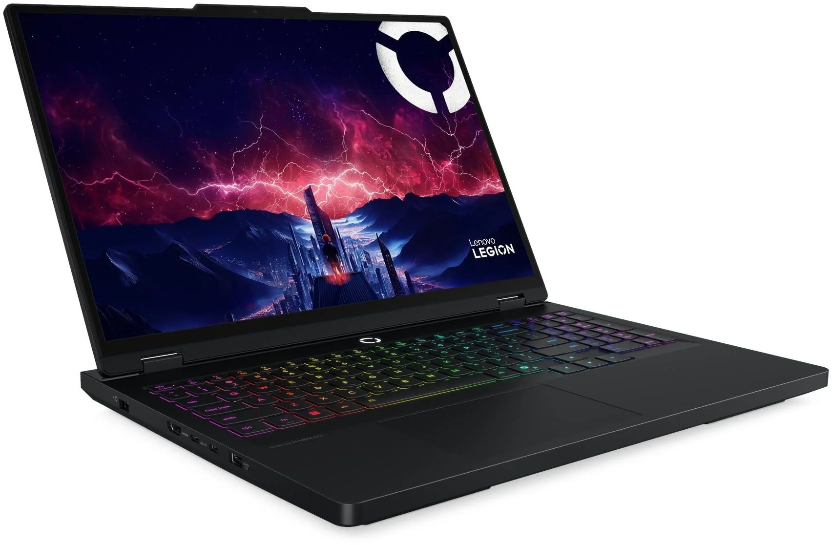 Ноутбук Lenovo Legion Pro 5 16AFR10 Ryzen 9 9955HX 32Gb SSD1Tb NVIDIA GeForce RTX 5070 8Gb 16" OLED WQXGA (2560x1600) без ОС black WiFi BT Cam (83F2000BRK) изображение 2
