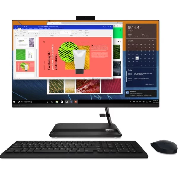 Моноблок Lenovo IdeaCentre AIO 3 27ALC6 Ryzen 3 5300U, 8GB, 256GB SSD, DVD-RW, WiFi, BT, Win11 [F0FY00A3RK] изображение 1