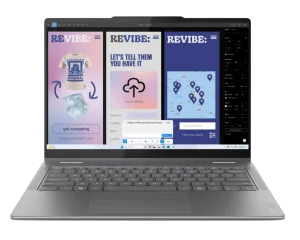Ноутбук/ Lenovo Yoga 7 2-in-1 14ILL10 14"(1920x1200 OLED)/ Touch/ Intel Core Ultra 7 256V(2.2Ghz)/ 16384Mb/ 1024PCISSDGb/ noDVD/ Int:Intel Arc graphics/ Cam/ BT/ WiFi/ 70WHr/ war 1y/ 1.38kg/ luna grey/ Win11Home + (83JQ003FRK)