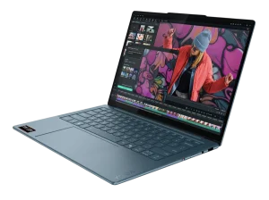 Ноутбук/ Lenovo Yoga Slim 7 14AKP10 14"(2880x1800 OLED)/ AMD Ryzen AI 7 350(2Ghz)/ 32768Mb/ 1024PCISSDGb/ noDVD/ Int:AMD Radeon 860M/ Cam/ BT/ WiFi/ 70WHr/ war 1y/ 1.19kg/ tidal teal/ Win11Home + 65W, RU kbd (83JY000ARK)