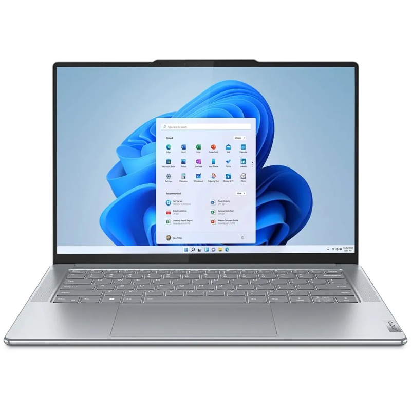 Ноутбук/ Lenovo Yoga Slim 7 15ILL9 15.6"(2880x1800 IPS)/Touch/Intel Core Ultra 7 256V(Ghz)/16384Mb/1024PCISSDGb/noDVD/Int:Intel Arc Graphics 140V/Cam/BT/WiFi/70WHr/war 1y/1.53kg/luna grey/Win11Home + (83HM004MRK) изображение 1