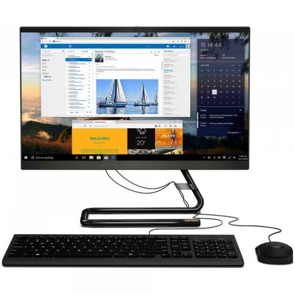 Моноблок Lenovo IdeaCentre AIO 3 22ADA05 21.5" FHD, Ryzen 5 3500U, 8GB, 512GB SSD, noODD, WiFi, BT, Win10 [F0EX003LRK] изображение 1