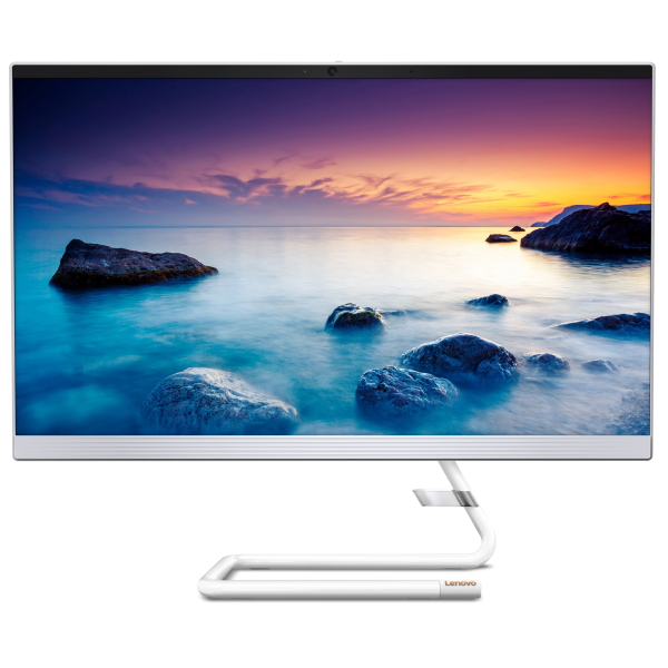 Моноблок Lenovo IdeaCentre A340-24ICK 23.8" FHD, Core i5-9400T, 8GB, 128GB SSD + 1TB, DVD-RW, WiFi, BT, Win10, белый [F0ER0063RK] изображение 1