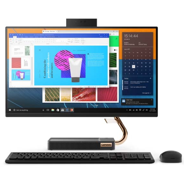 Моноблок Lenovo IdeaCentre AIO A540-24ICB 23.8" FHD/ Core i7-9700T/ 8GB/ 1TB SSD/ noODD/ WiFi/ BT/ Win10/ Black [F0EL001NRK] изображение 1