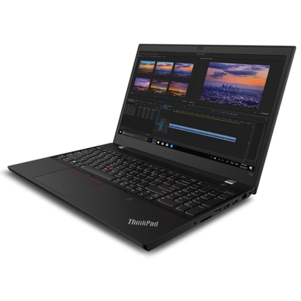 Ноутбук Lenovo ThinkPad T15p Gen 1 15.6" FHD [20TN001PRT] Core i5-10300H, 8GB, 256GB SSD, noODD, WiFi, BT, FPR, SCR, DOS, черный изображение 3