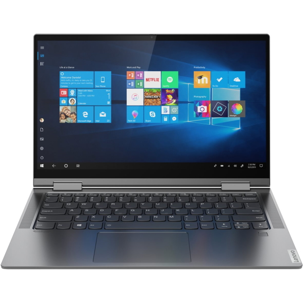Ноутбук-трансформер Lenovo Yoga C740-14IML 14" FHD Touch [81TC00DLRU] Core i7-10510U, 16GB, 1TB SSD, WiFi, BT, FPR, Win10, серый изображение 1
