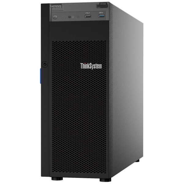 Сервер Lenovo ThinkSystem ST250 TWR 4U [7Y46A04JEA] Xeon E-2224, 16GB, noHDD (up 8 SFF), DVD-RW, SW RAID, 1x 550W (up 2) изображение 1