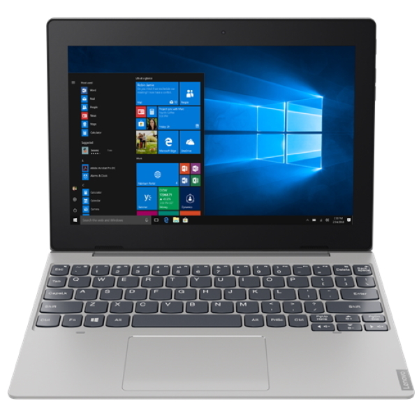 Планшет Lenovo IdeaPad D330-10IGM 10.1" WUXGA [81H300EMRK] Pentium Silver N5000/ 4GB/ 64GB/ 2Mp/ 5Mp/ WiFi/ BT/ Win10/ Silver изображение 1