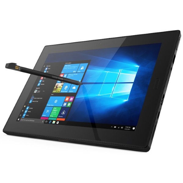 Планшет Lenovo Tablet 10.1" WUXGA [20L3000KRT] Celeron N4100/ 5MP 8GB/ 128GB SSD/ WiFi/ BT/ 4G/ FPR/ NFC/ Win10Pro/ black изображение 1