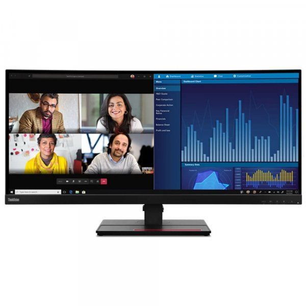 Монитор Lenovo ThinkVision P34w-20 34" WQHD [62CCRAT3EU] изображение 1