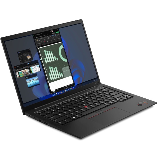 Ноутбук Lenovo ThinkPad X1 Carbon Gen 10 14" WUXGA, Touch, Core i7-1270P, 32GB, 512GB SSD, noODD, WiFi, BT, FPR, NoRUS KBD, Win11Pro ENG [21CB000FUS] изображение 3
