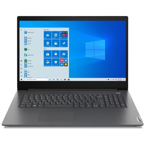 Ноутбук Lenovo V17-IIL 17.3" FHD [82GX0082RU] Core i3-1005G1, 8GB, 256GB SSD, noODD, WiFi, BT, FPR, Win10Pro, серый изображение 1