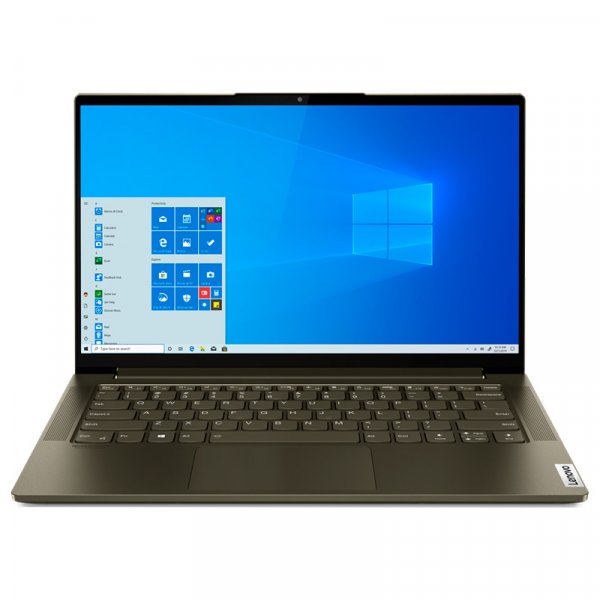 Ноутбук Lenovo Yoga Slim 7 14IIL05 14.0 FHD IPS GL Core i5-1035G4, 16GB, SSD 1Tb, inel Iris, 2X2AX+BT, win 10, сланцево-серый [82A10080RU] изображение 1