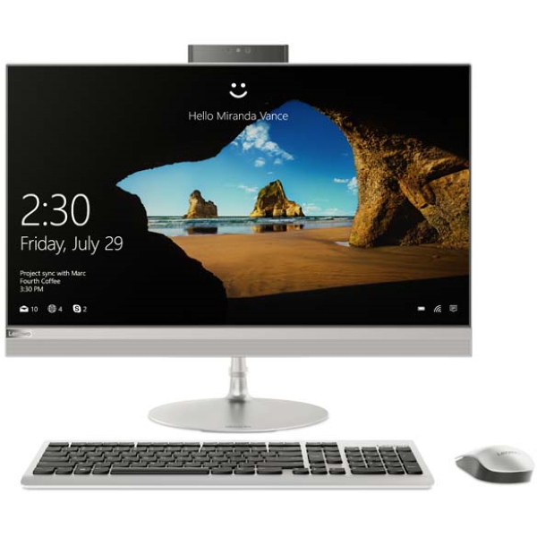 Моноблок Lenovo IdeaCentre AIO 520-27ICB 27" QHD/ Core i5-8400T/ 8GB/ 128GB SSD + 1TB/ DVD-RW/ WiFi/ BT/ DOS/ Silver [F0DE00CSRK] изображение 1