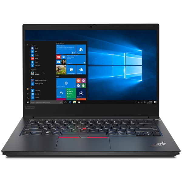 Ноутбук Lenovo ThinkPad E14-IML 14" FHD [20RA002URT] Core i7-10510U, 16GB, 512GB SSD, WiFi, BT, FPR, DOS, черный изображение 1