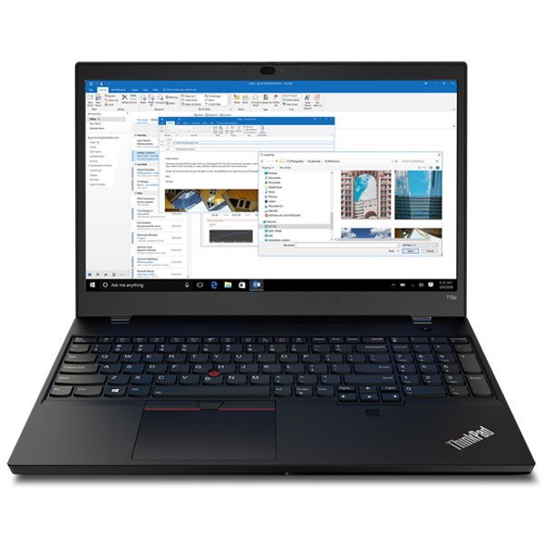 Ноутбук Lenovo ThinkPad T15p Gen 1 15.6" FHD [20TN001YRT] Core i5-10300H, 8GB, 512GB SSD, noODD, WiFi, BT, FPR, SCR, Win10Pro, черный изображение 1