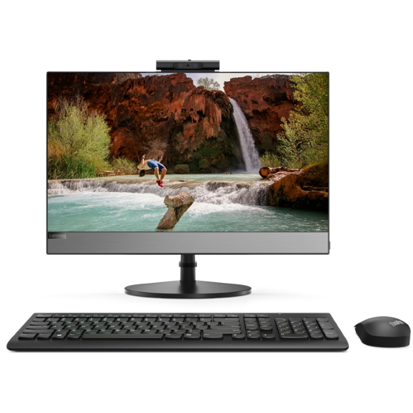 Моноблок Lenovo V530-22ICB AIO 21.5" FHD/ Core i3-9100T/ 4GB/ 1TB/ DVD-RW/ WiFi/ BT/ Win10Pro/ Black [10US00NJRU] изображение 1