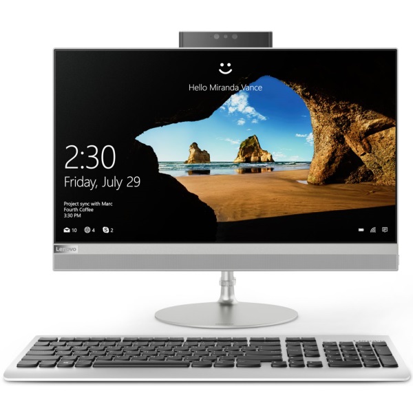 Моноблок Lenovo IdeaCentre AIO 520-24ARR 23.8" FHD/ Ryzen 3 2200GE/ 4Gb/ 1TB/ DVD-RW/ WiFi/ BT/ Win10/ silver [F0DN0029RK] изображение 1