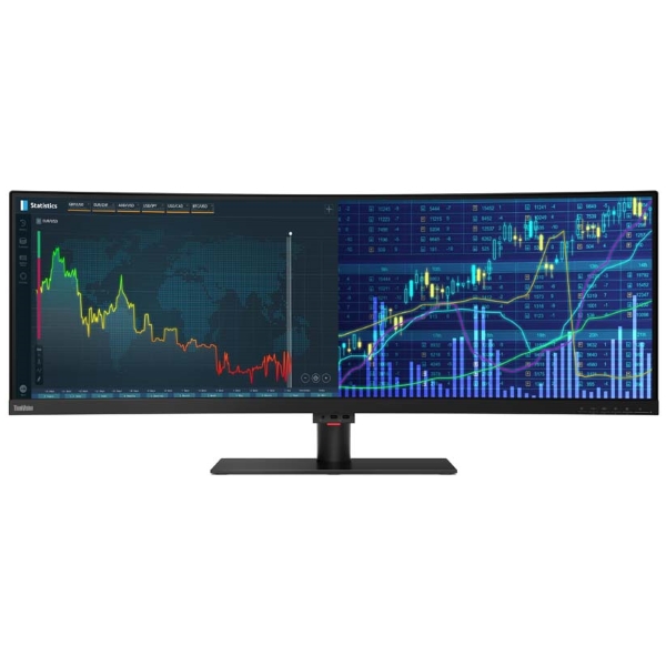 Монитор Lenovo ThinkVision 43.4" [61D5RAT1EU] 3840 x 1200 (6ms. 178-178, tilt, swivel, lift) изображение 1