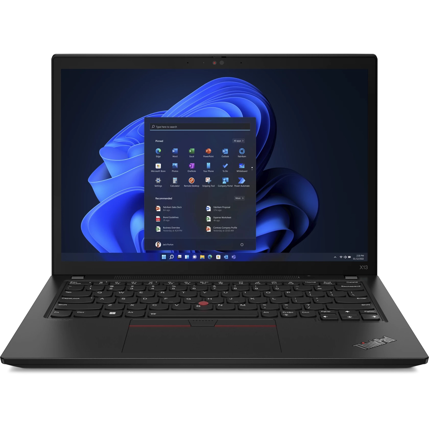 Ноутбук Lenovo ThinkPad X13 G3 (21BN0011US) изображение 1