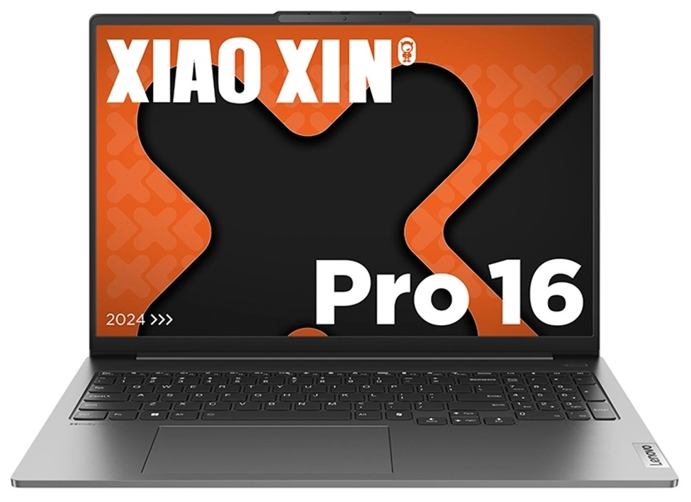 Ноутбук Lenovo Xiaoxin Pro16 IAH7 Core i7 12700H 16Gb SSD512Gb Intel Iris Xe graphics 16" IPS 2.5K (2560x1600) Windows 11 Home grey WiFi BT Cam (1746613) изображение 1