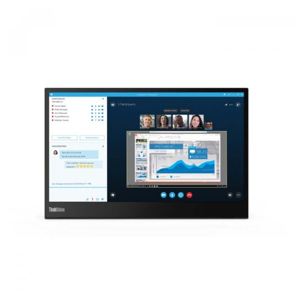 Монитор Lenovo ThinkVision M14 14" FHD [61DDUAT6EU]  изображение 1