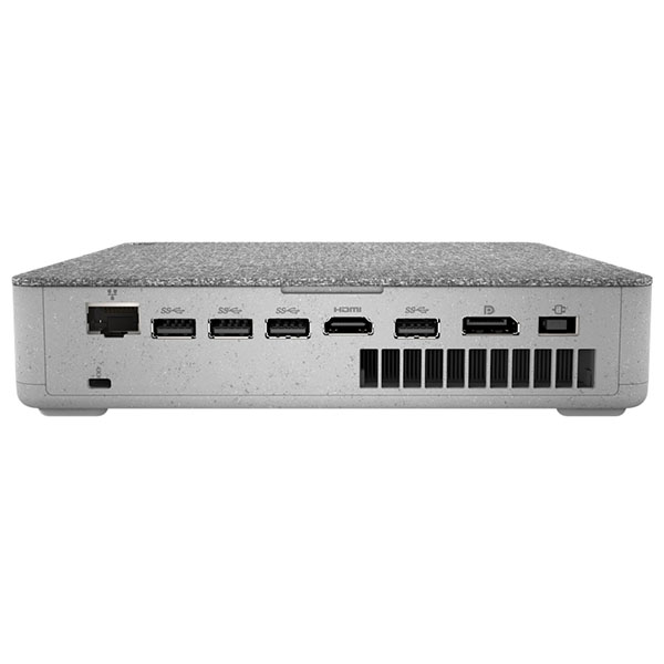Компьютер Lenovo IdeaCentre Mini 5 Tiny [90Q7000DRS] Core i3-10100T, [90Q7000DRS] 4GB, 512GB SSD, noODD, WiFi, BT, DOS, серый изображение 3
