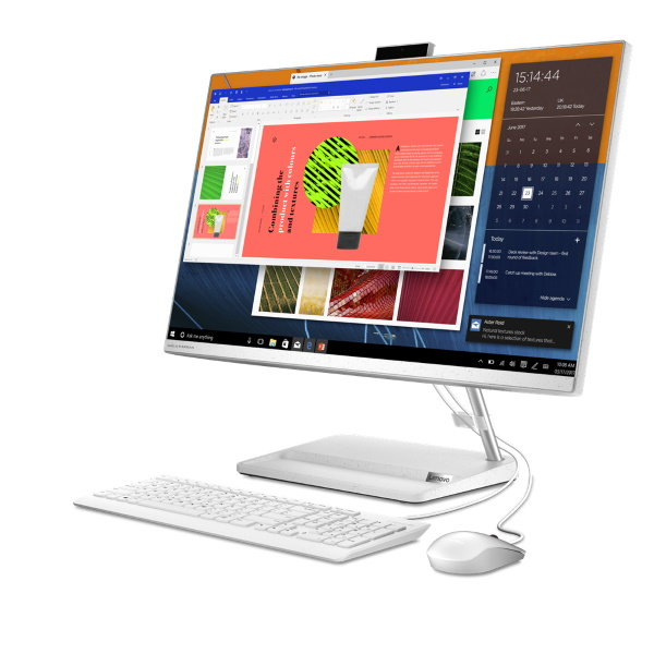Моноблок Lenovo IdeaCentre 3 27ALC6 AIO 27" FHD, Ryzen 5 5500U, 8GB, 512GB SSD, DVD-RW, WiFi, BT, DOS [F0FY001VRK] изображение 1