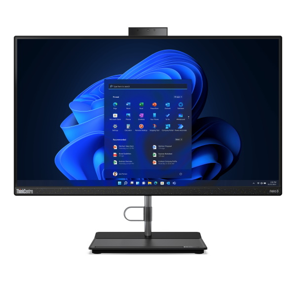 *Моноблок Lenovo Neo 30a 27" FHD/ Core i5-1240P/ 8GB/ 512GB SSD/ DVDRW/ WiFi/ BT/ DOS (12CB001NRU) изображение 1