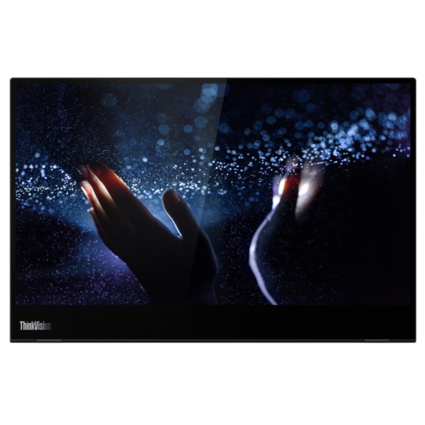 Монитор портативный Lenovo ThinkVision M14t 14" FHD Touch [62A3UAT1WL] tilt, lift, pivot, USB-hub изображение 1