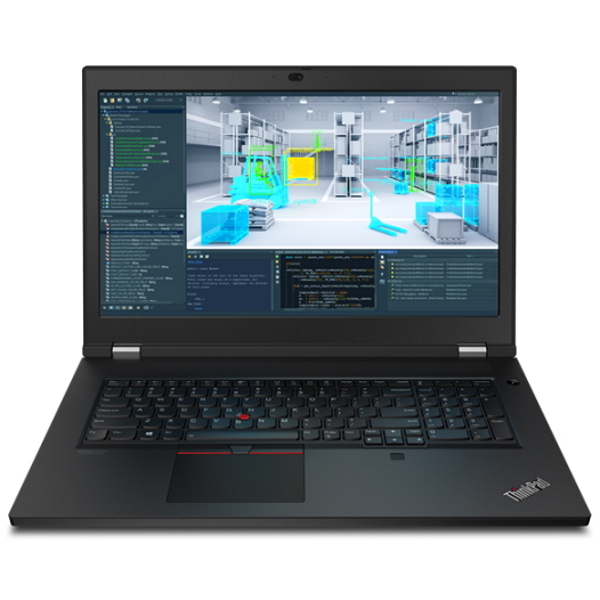Ноутбук Lenovo ThinkPad P17 Gen 1 17.3" UHD [20SN001MRT] Core i9-10885H, 32GB, 1TB SSD, noODD, Quadro RTX4000 Max-Q 8GB, WiFi, BT, FPR, SCR, Win10Pro, черный изображение 1
