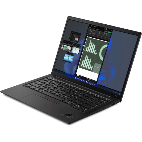 Ноутбук Lenovo ThinkPad X1 Carbon Gen 10 14" WUXGA, Touch, Core i7-1270P, 32GB, 512GB SSD, noODD, WiFi, BT, FPR, NoRUS KBD, Win11Pro ENG [21CB000FUS] изображение 4
