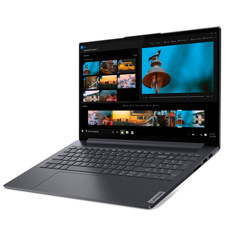 Ноутбук Lenovo Yoga Slim 7 15IIL05 15.6 FHD IPS AG Core i5-1035G4, 8GB, SSD 256Gb, Iris Plus , Wi-Fi 2X2AX+BT, win 10, сланцево-серый [82AA0029RU] изображение 11