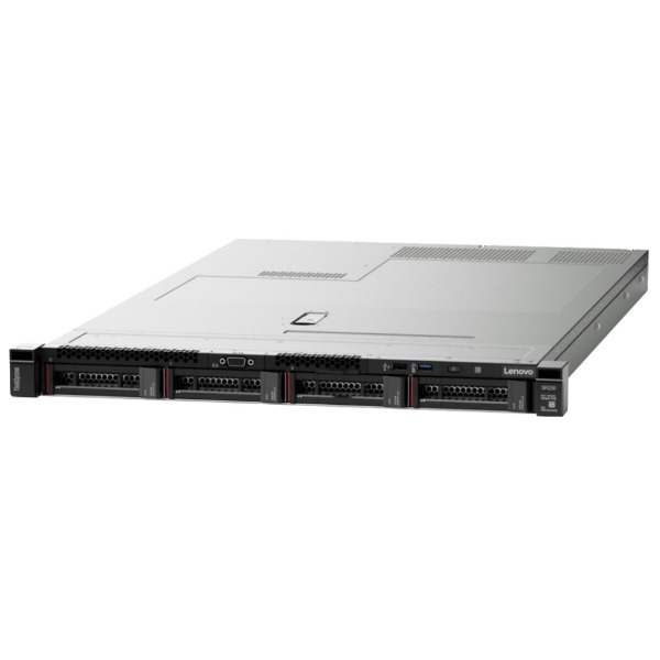 Сервер Lenovo ThinkSystem SR250 [7Y51A07KEA] Xeon E-2224, 16GB, noHDD (upto 8/10 SFF), SW RAID, 2x GbE, 1x 450W, XCC Std изображение 1