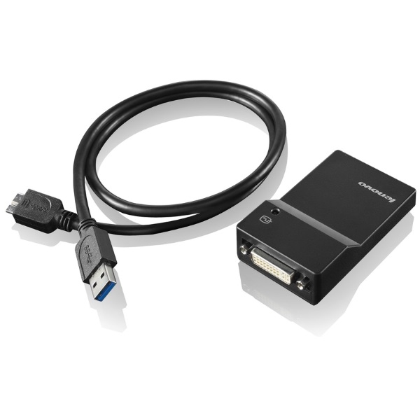 Адаптер для ноутбука Lenovo USB 3.0 to DVI/VGA (0B47072) изображение 1