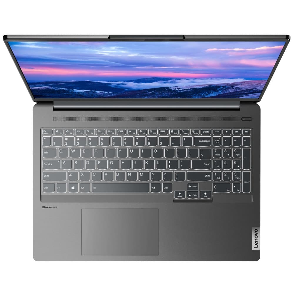 Ноутбук Lenovo IdeaPad 5 PRO 16IHU6 16" 2.5K, Core i5-11300H, 16GB, 512GB SSD, noODD, GeForce MX 450 2GB, WiFi, BT, noOS [82L9004LRE] изображение 3