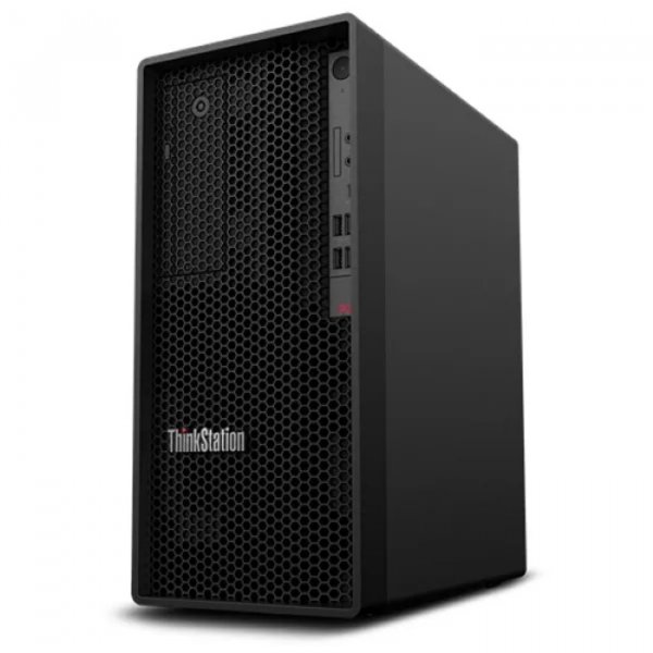 Рабочая станция Lenovo ThinkStation P340 TWR, Core i5-10500, 16GB, 512GB SSD, Quadro P620 2GB, DVD-RW, Win 10 Pro, Black [30DH00F7RU] изображение 1