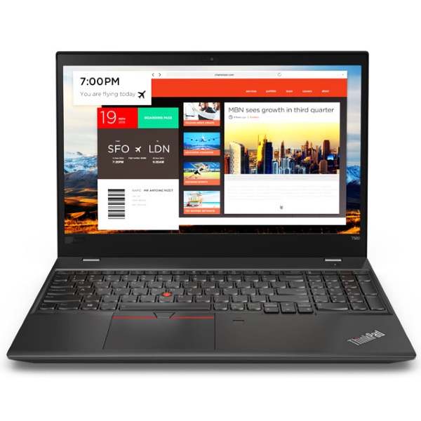 Ноутбук ThinkPad Lenovo T580 15.6 FHD [20L9004GRT] изображение 1