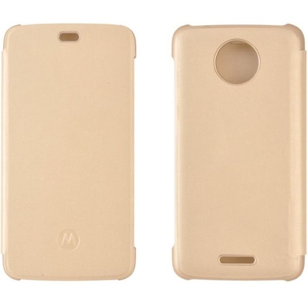 Чехол Moto C Flip Cover Gold WW (PG38C01665) изображение 1