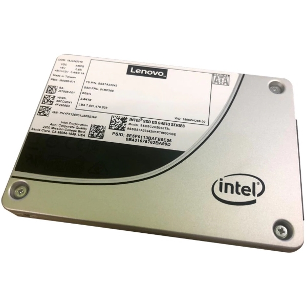 Твердотельный жесткий диск Lenovo ThinkSystem SFF 480GB SATA [4XB7A10248] 6GB, HS SSD изображение 1