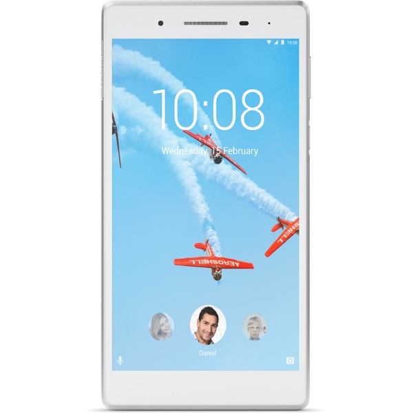 Планшет Lenovo Tab 4 TB-7504X [ZA380053RU] 7" HD/ Android 7.0/ MediaTek MT8735B/ Mali T720/ 1GB/ 16GB/ 5Mp/ 2Mp/ WiFi/ BT/ GPS/ microSD/ white изображение 1