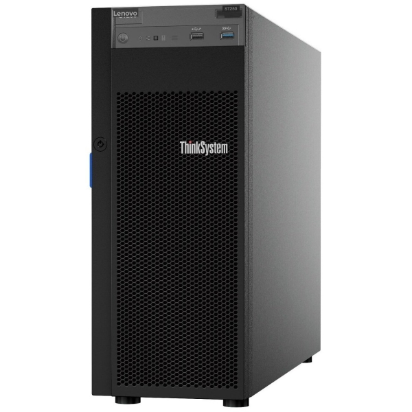 Сервер Lenovo ThinkSystem ST250 [7Y45A049EA] Xeon E-2276G, 16GB, noHDD (up 8 SFF), SR530-8i, 1x 550W (up 2) изображение 1