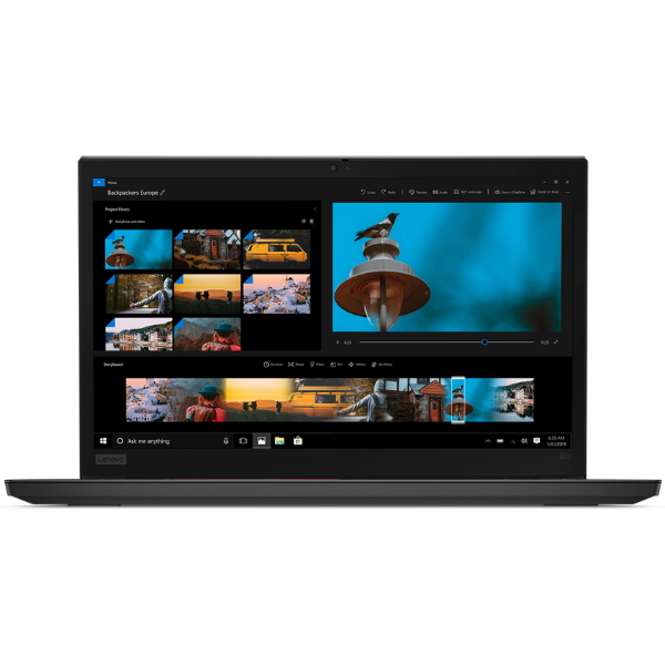 Ноутбук Lenovo ThinkPad E15-IML 15.6 FHD [20RD0016RT] Core i7-10510U, 16GB, 512GB SSD, noODD, WiFi, BT, FPR, Win10Pro, черный изображение 1